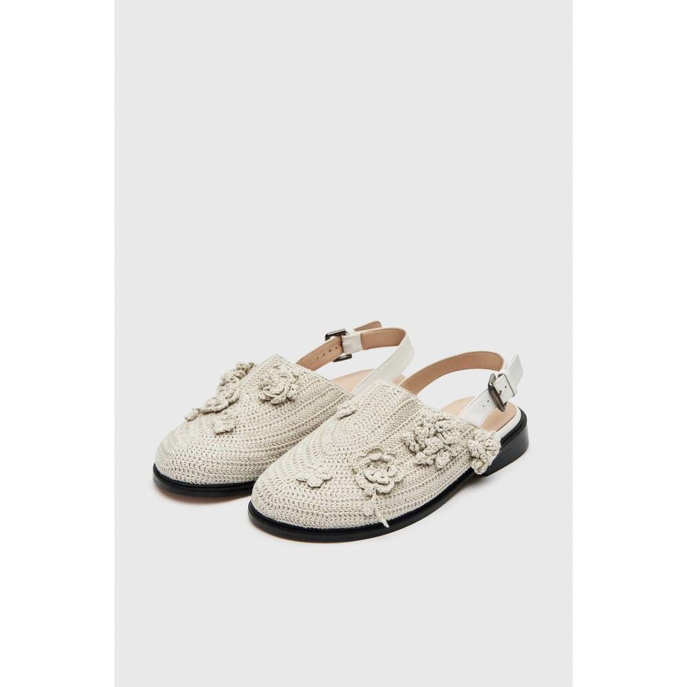 NEW CORDERA women's crochet mule in cream